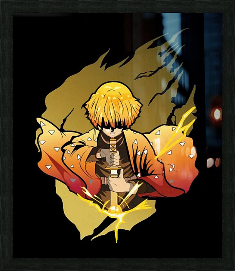 Demon Slayer 45 Picture Frame print