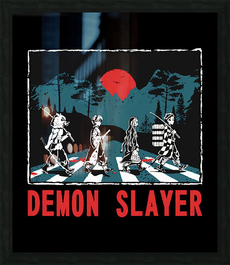 Demon Slayer 46 Picture Frame print