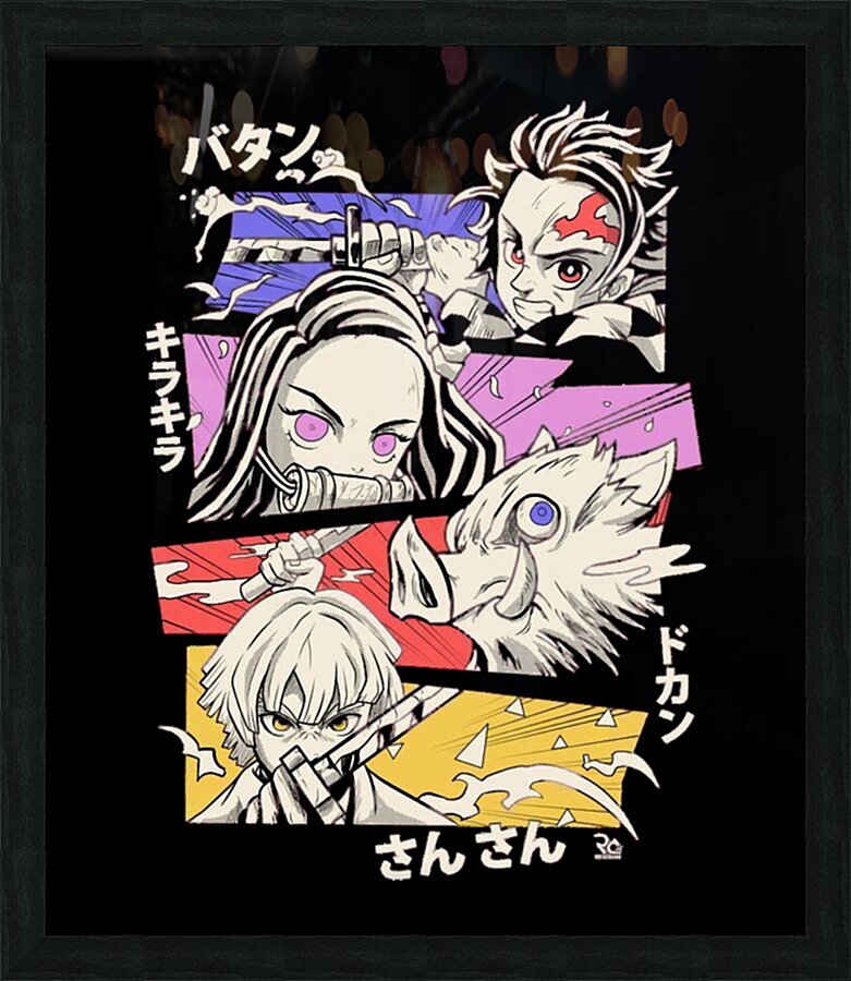 Demon Slayer 54 Picture Frame print