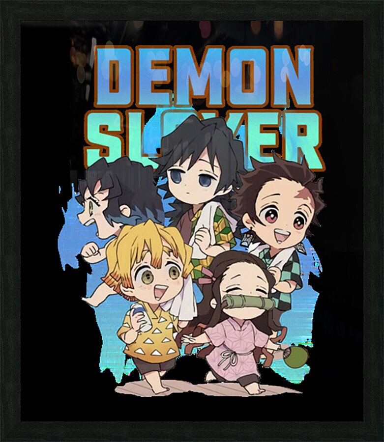 Demon Slayer 61 Picture Frame print