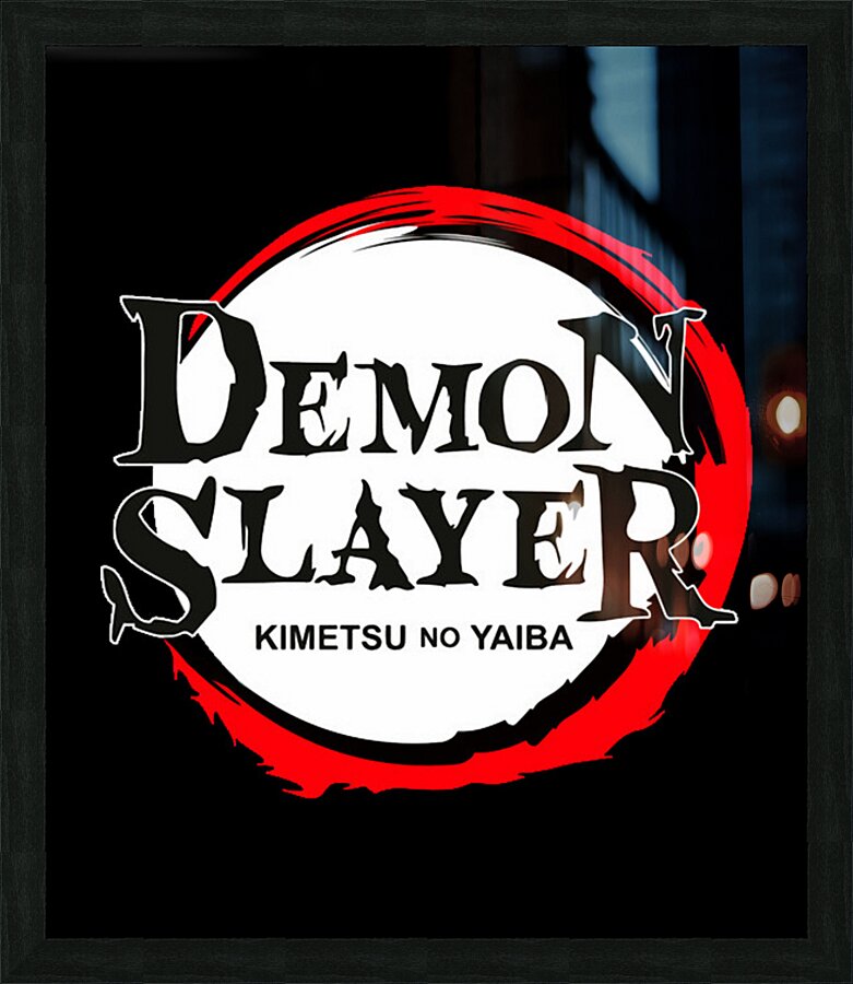 Demon Slayer 64 Picture Frame print