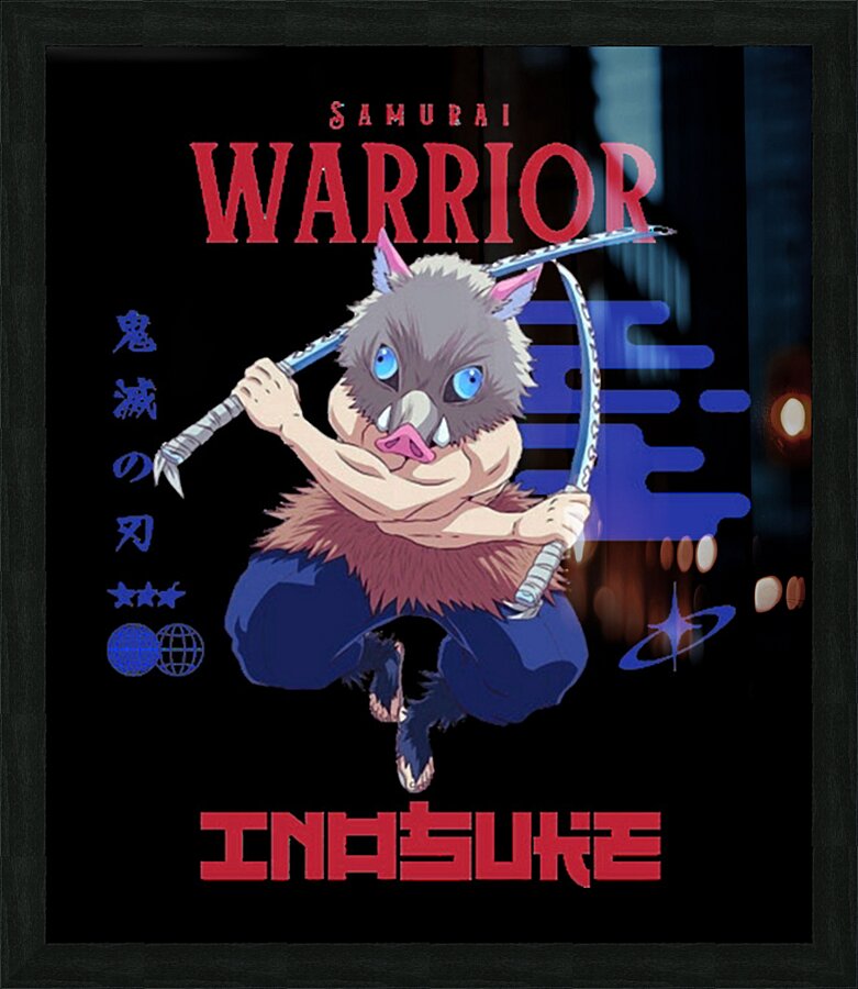 Demon Slayer 1 Picture Frame print