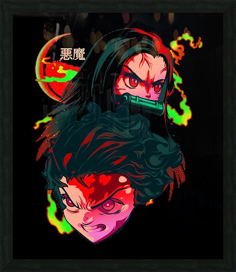 Demon Slayer 9 Picture Frame print
