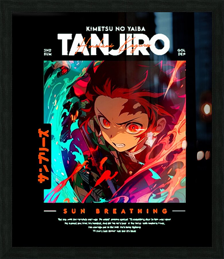 Demon Slayer 11 Picture Frame print