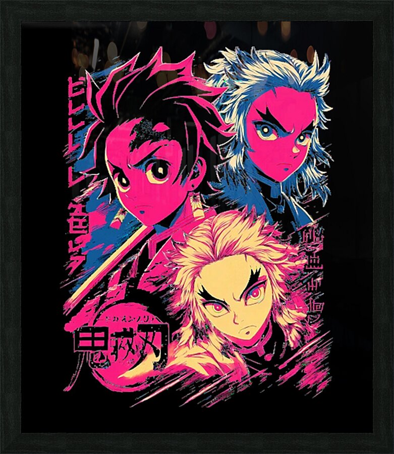 Demon Slayer 16 Picture Frame print
