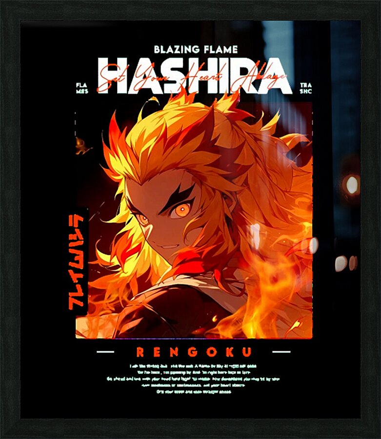 Demon Slayer 29 Picture Frame print