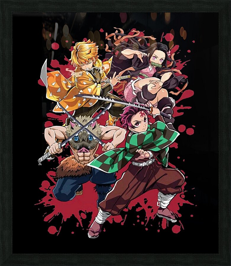 Demon Slayer 30 Picture Frame print