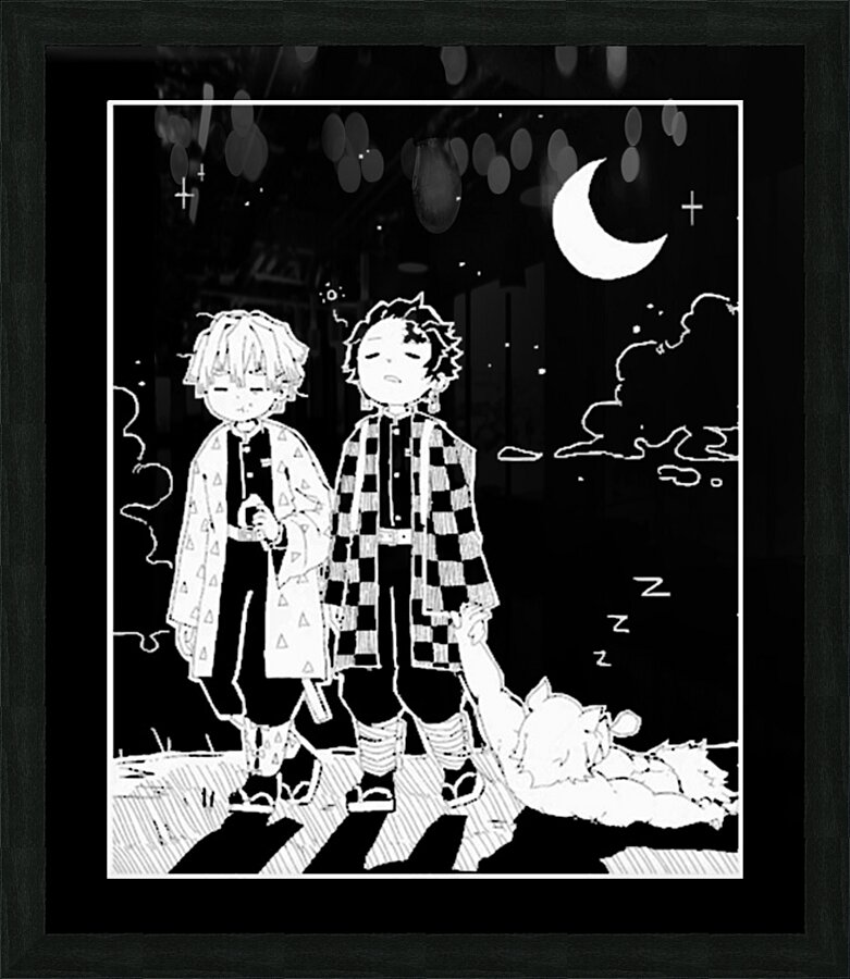 Demon Slayer 44 Picture Frame print