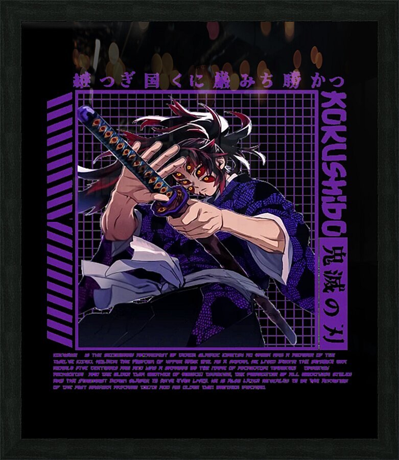 Demon Slayer 50 Picture Frame print
