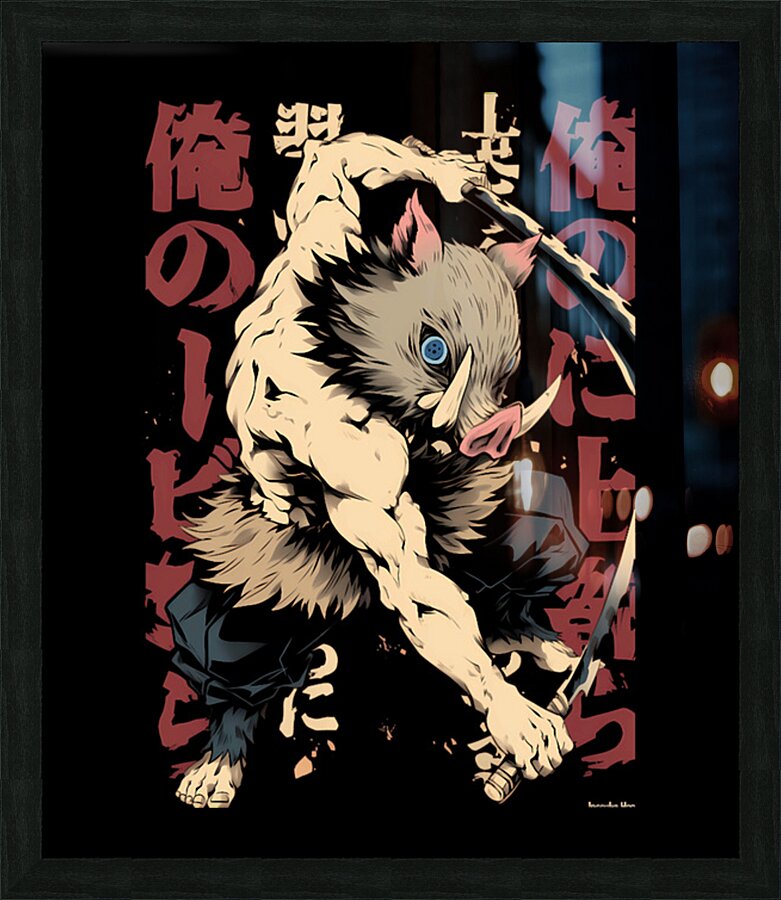 Demon Slayer 51 Picture Frame print