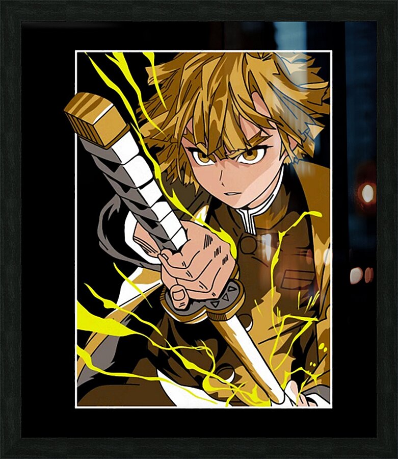 Demon Slayer 52 Picture Frame print