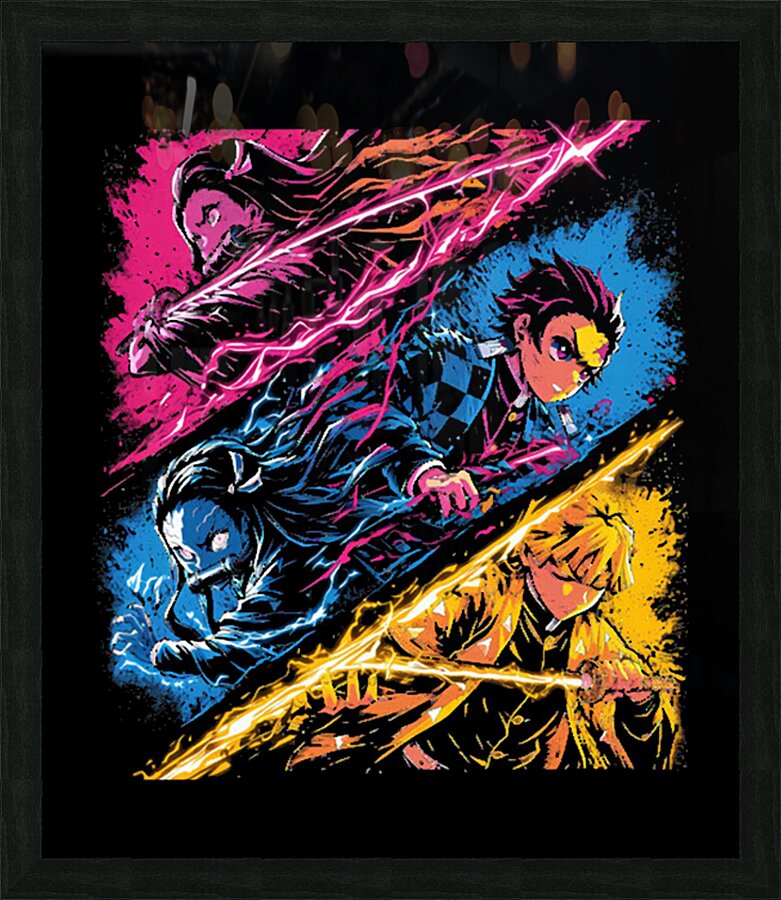 Demon Slayer 57 Picture Frame print