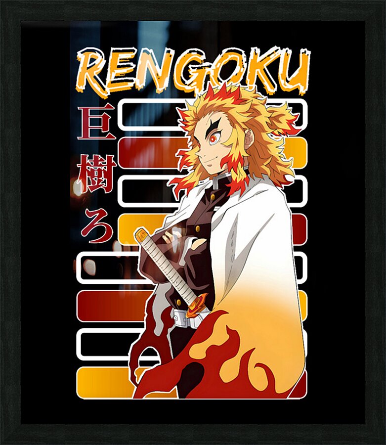 Demon Slayer 59 Picture Frame print