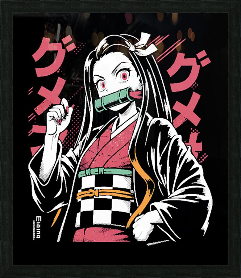 Demon Slayer 62 Picture Frame print