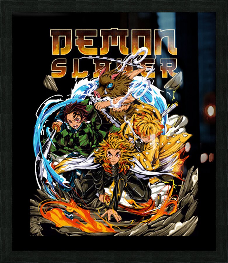Demon Slayer 11 Picture Frame print
