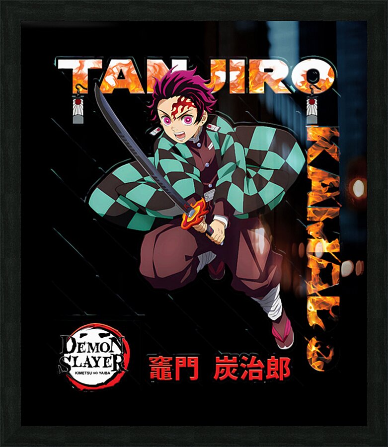 Demon Slayer 12 Picture Frame print