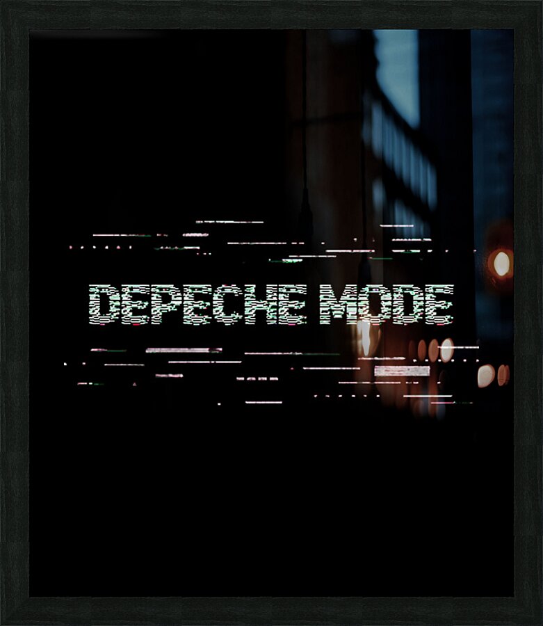 Depeche Mode 3 Picture Frame print
