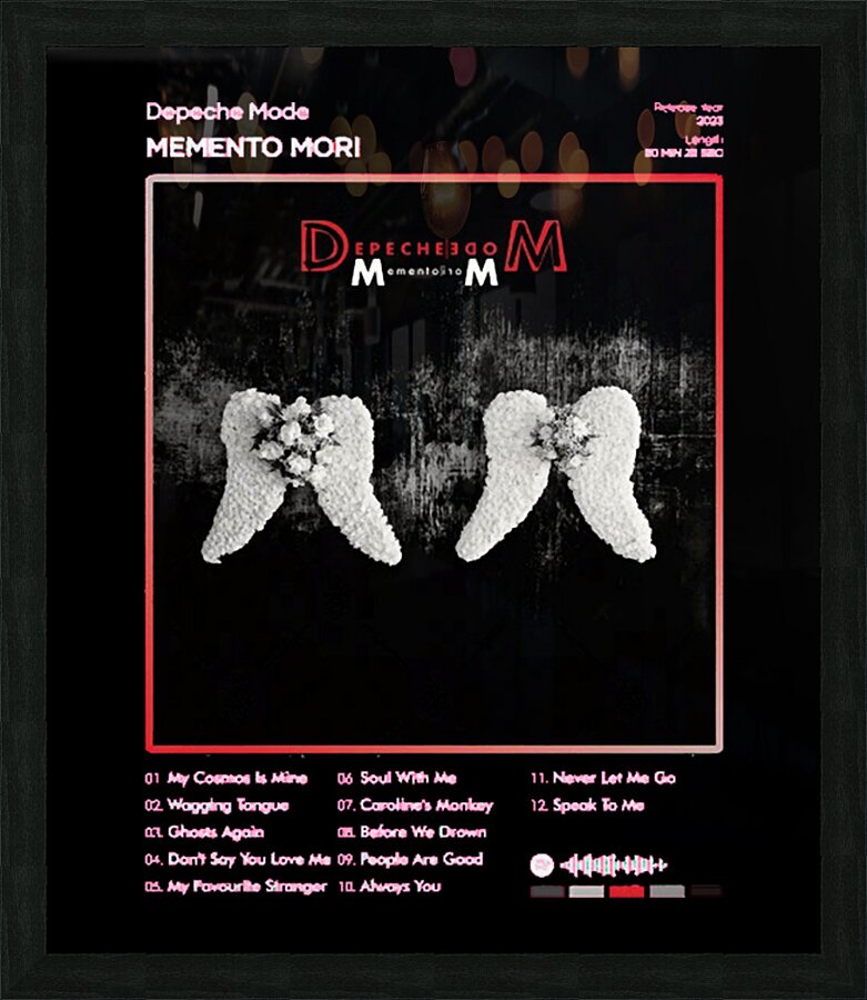 Depeche Mode 5 Picture Frame print