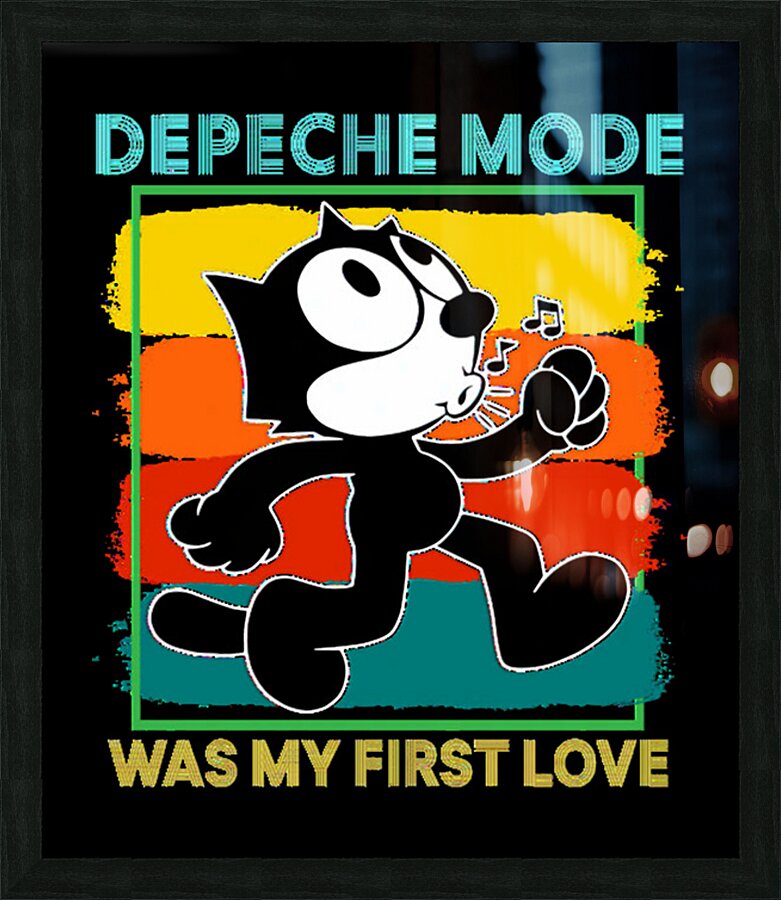 Depeche Mode 7 Picture Frame print