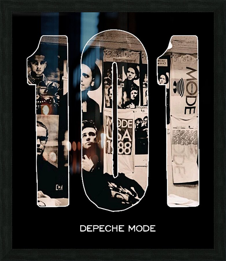 Depeche Mode 10 Picture Frame print