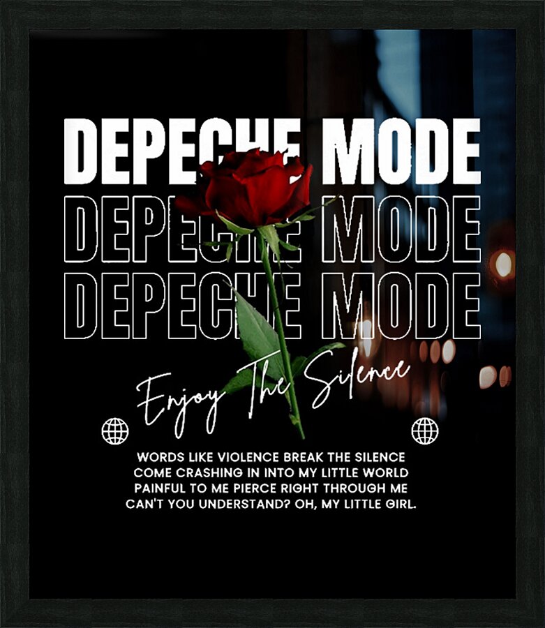 Depeche Mode 36 Picture Frame print