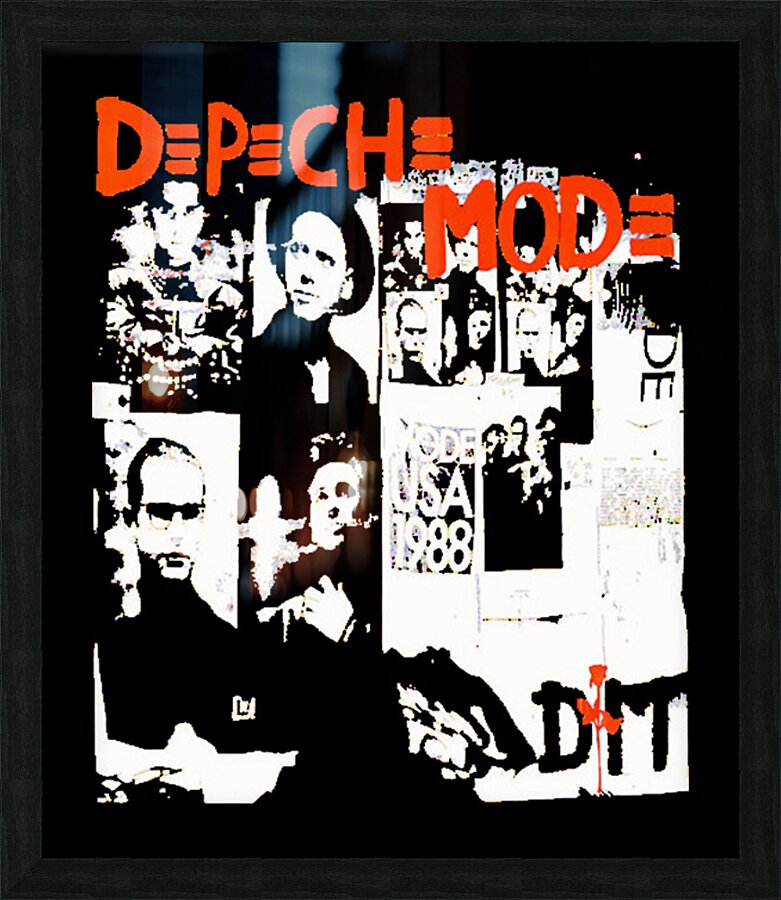 Depeche Mode 40 Picture Frame print