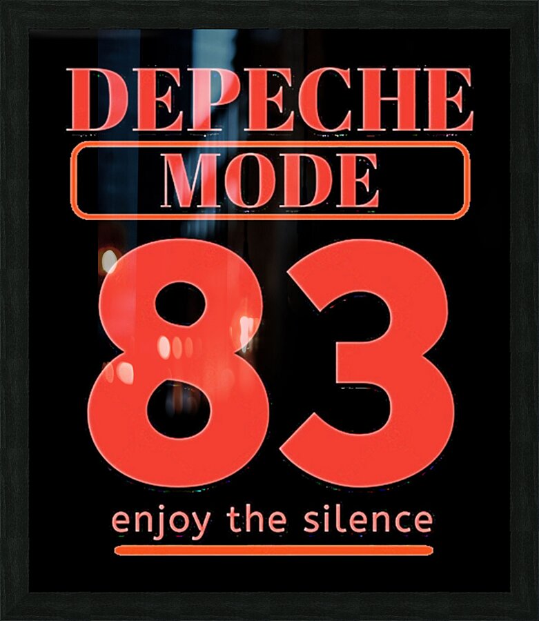Depeche Mode 2 Picture Frame print