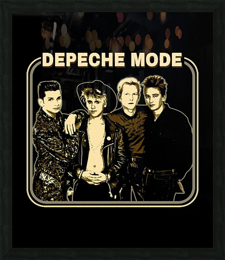 Depeche Mode 9 Picture Frame print
