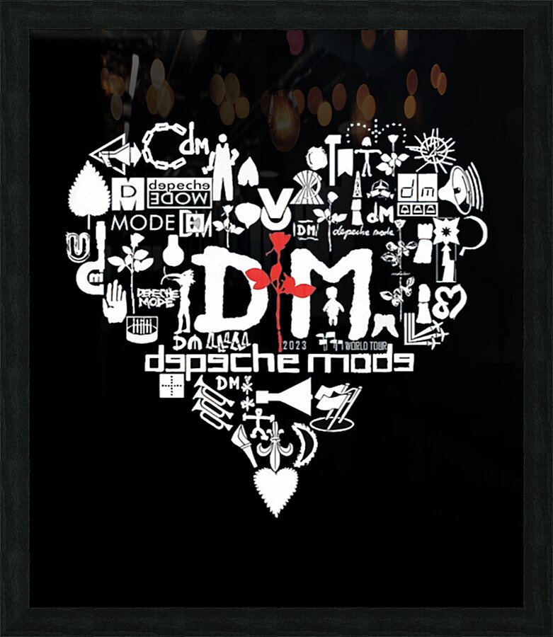 Depeche Mode 34 Picture Frame print