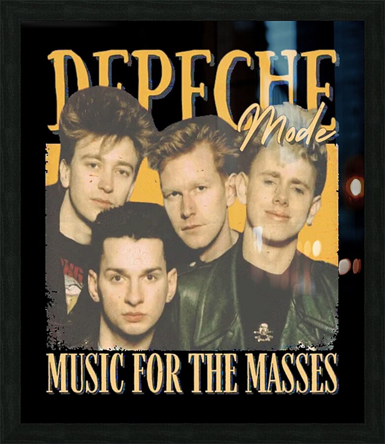 Depeche Mode 37 Picture Frame print