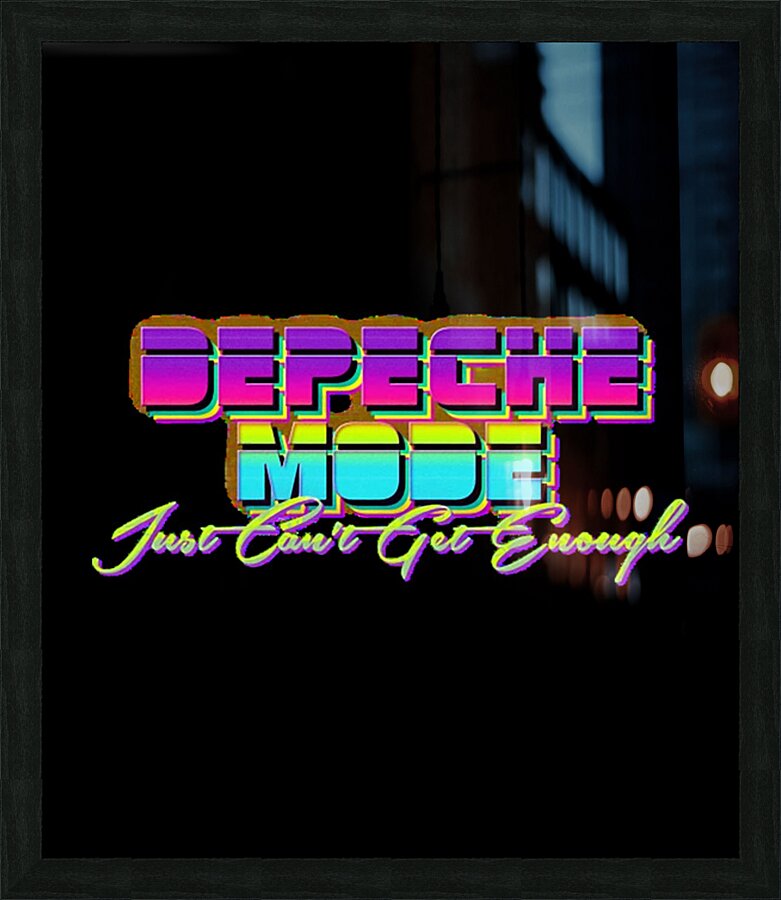 Depeche Mode 40 Picture Frame print