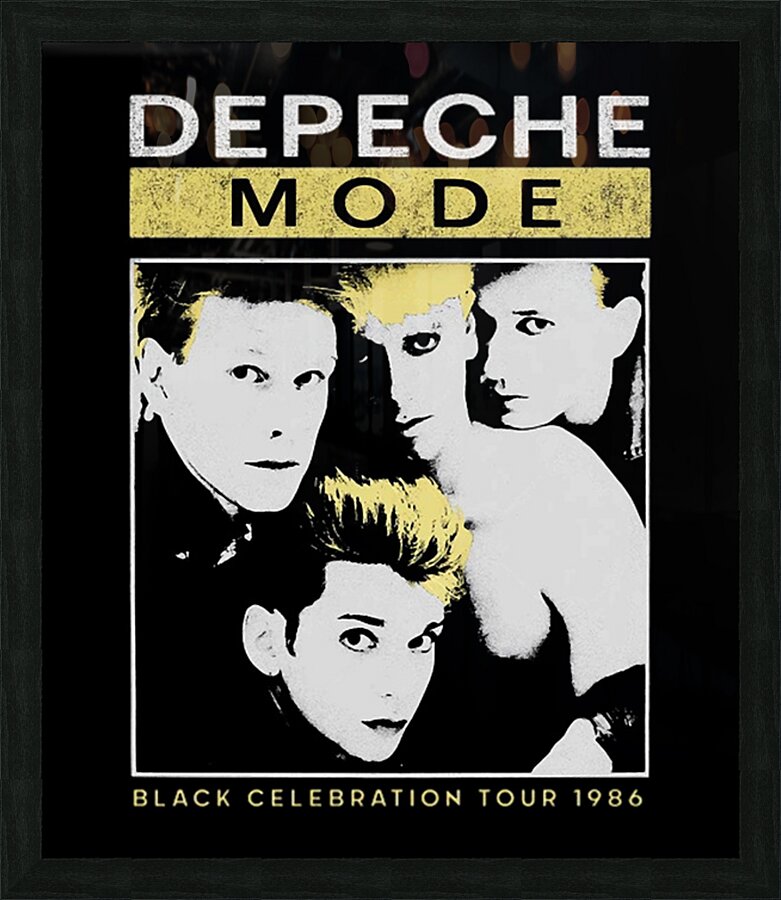 Depeche Mode 60 Picture Frame print