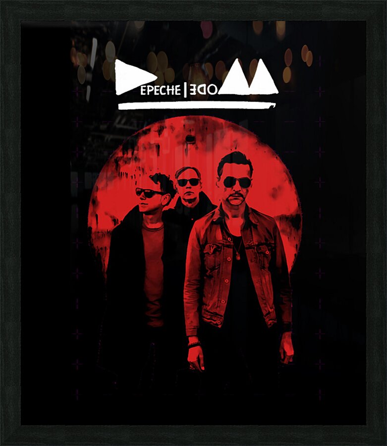 Depeche Mode 3 Picture Frame print