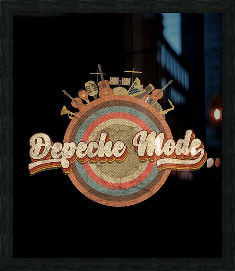 Depeche Mode 5 Picture Frame print