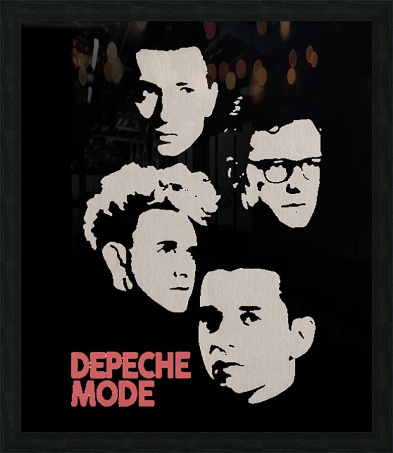 Depeche Mode 8 Picture Frame print