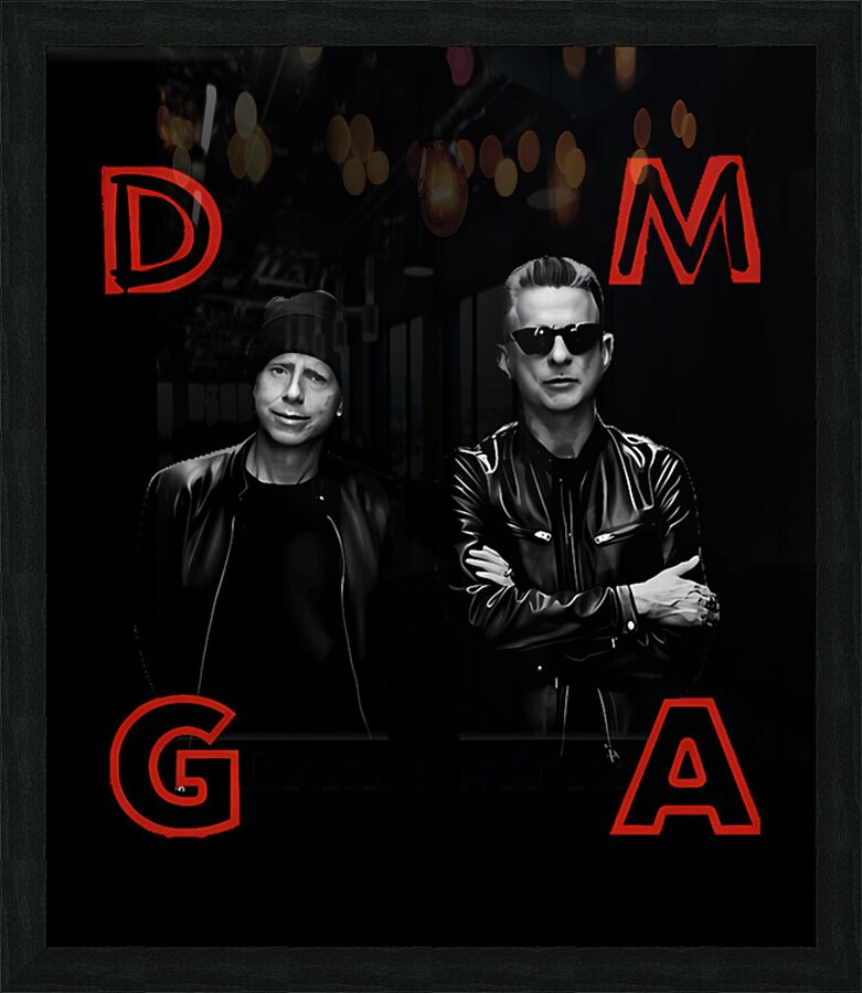 Depeche Mode 9 Picture Frame print