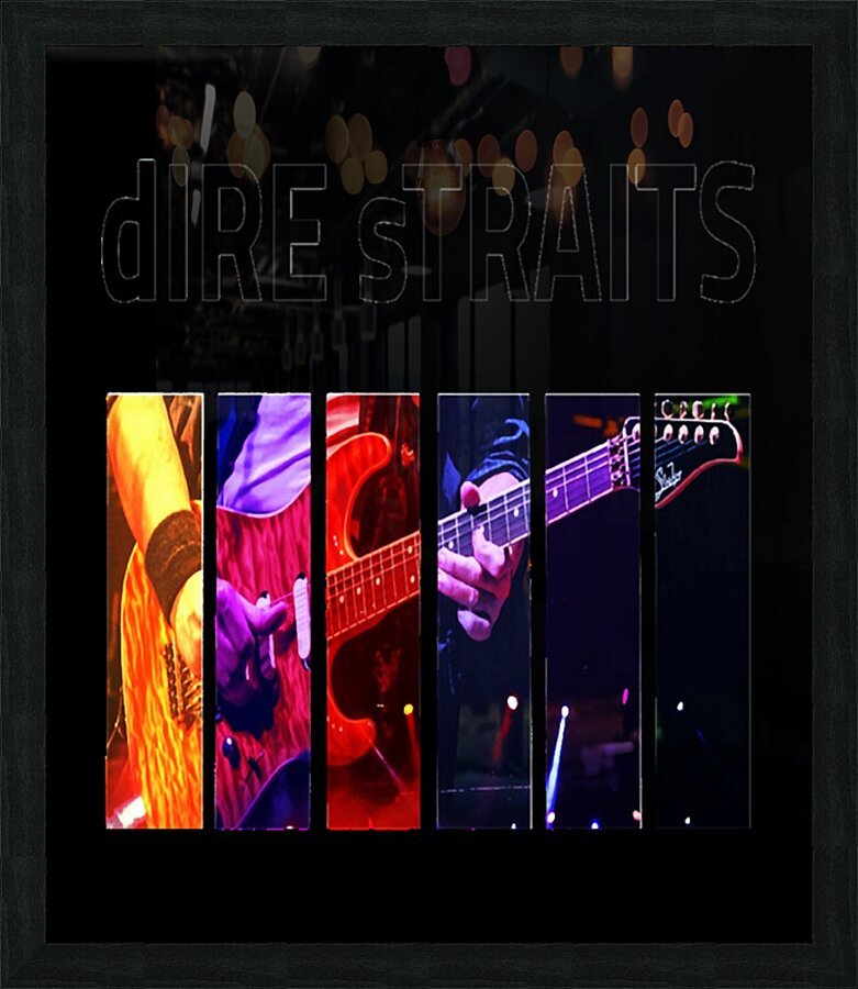 Dire Straits 3 Picture Frame print