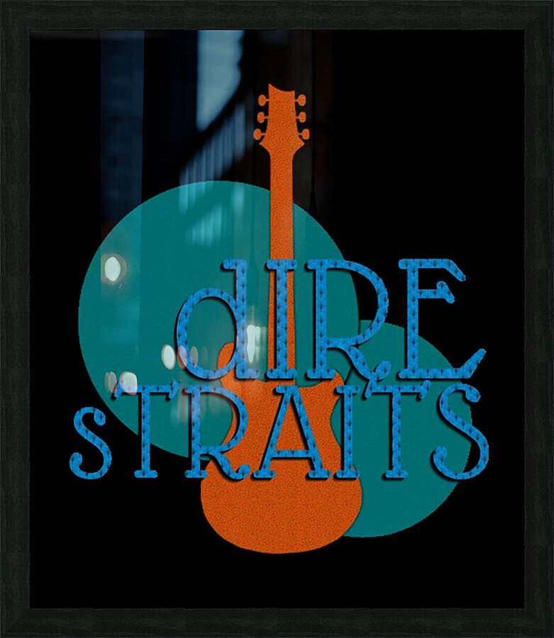 Dire Straits 6 Picture Frame print