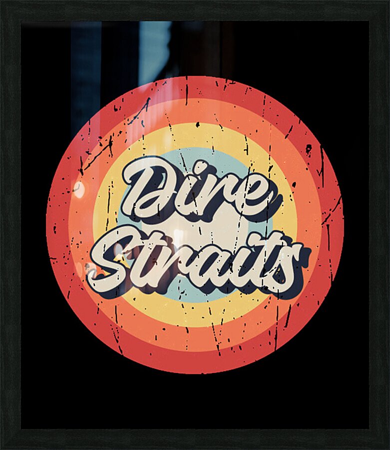 Dire Straits 13 Picture Frame print