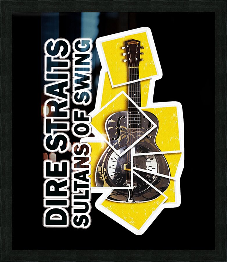Dire Straits 14 Picture Frame print