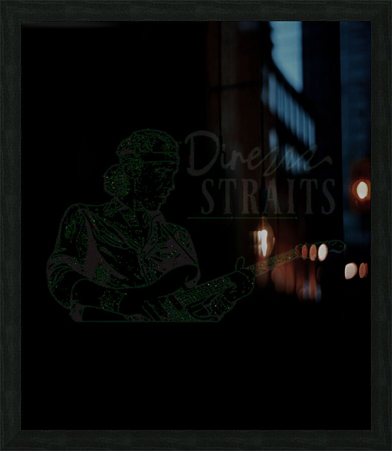 Dire Straits 24 Picture Frame print