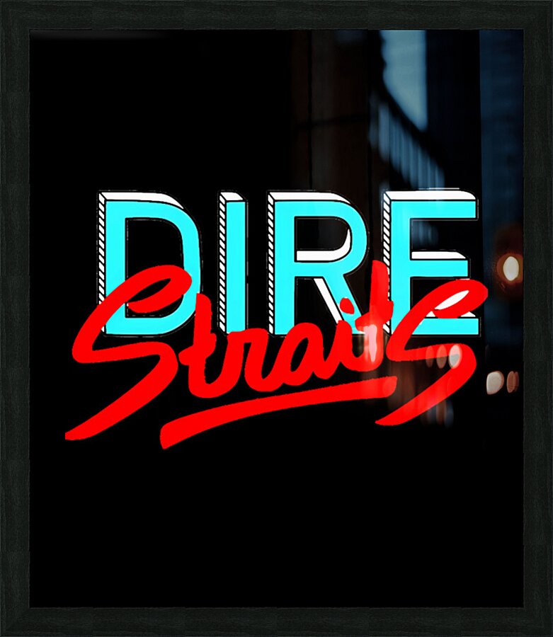 Dire Straits 29 Picture Frame print