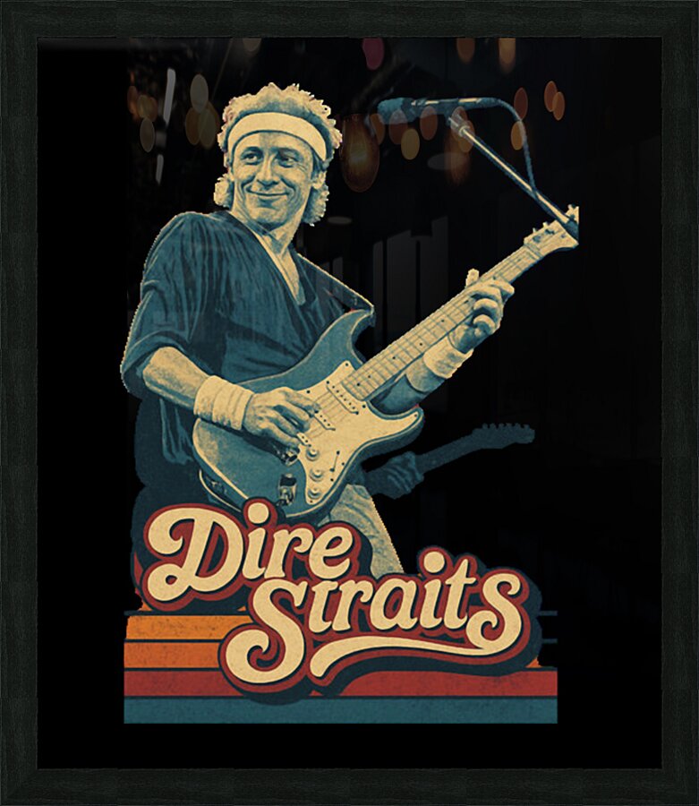 Dire Straits 30 Picture Frame print