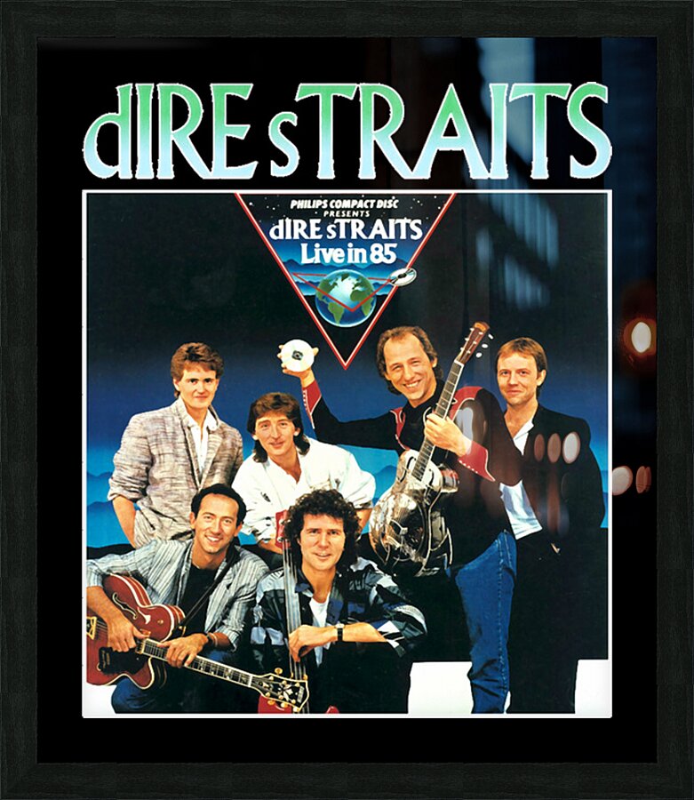 Dire Straits 32 Picture Frame print