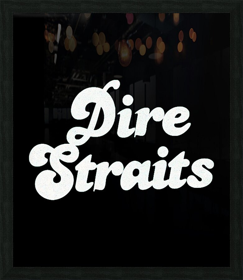 Dire Straits 33 Picture Frame print