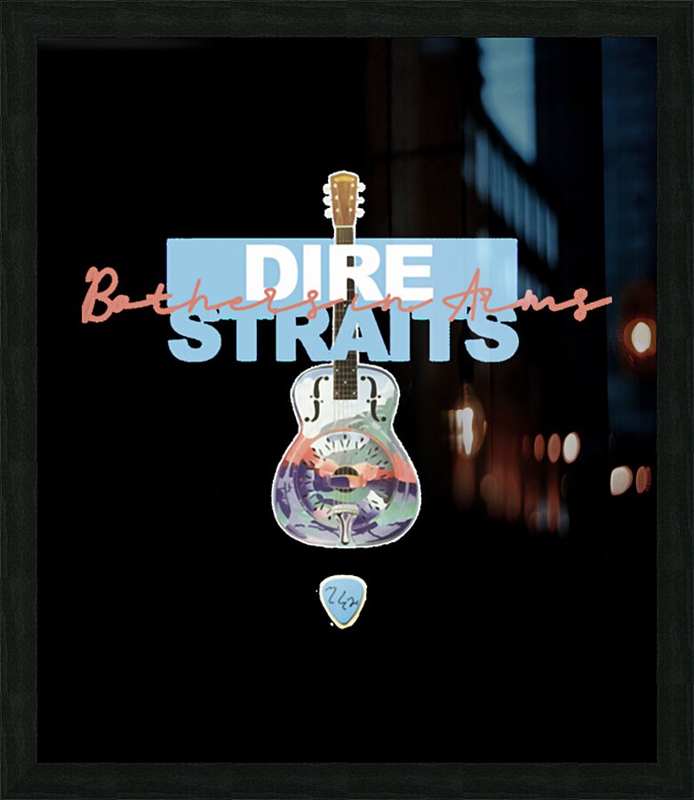 Dire Straits 36 Picture Frame print