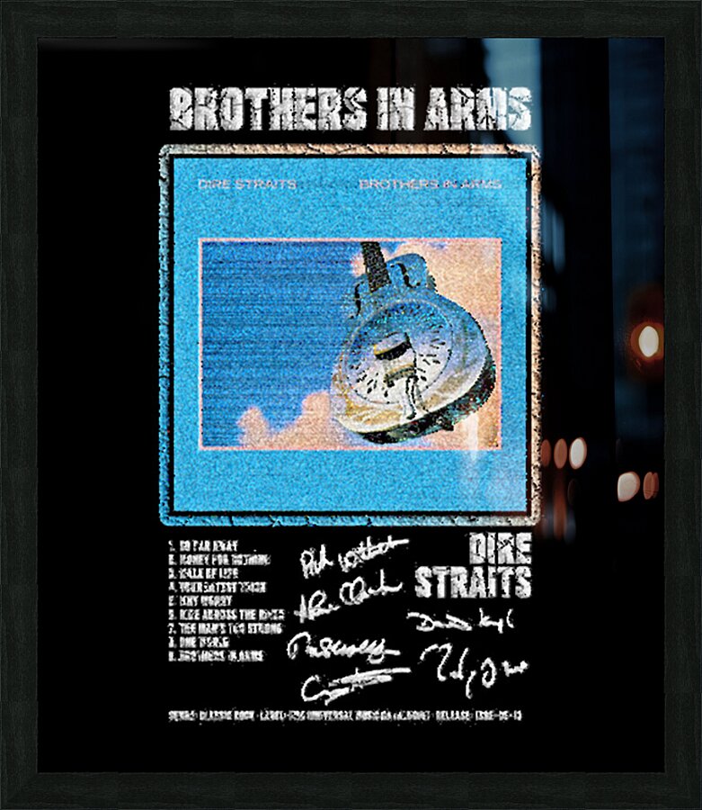 Dire Straits 42 Picture Frame print