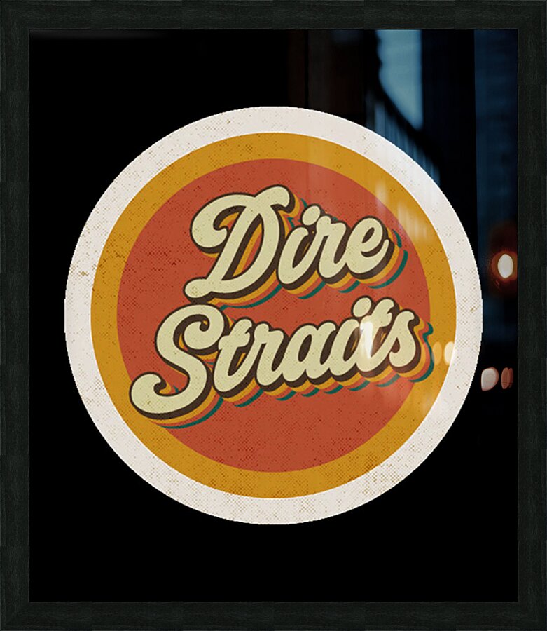 Dire Straits 44 Picture Frame print