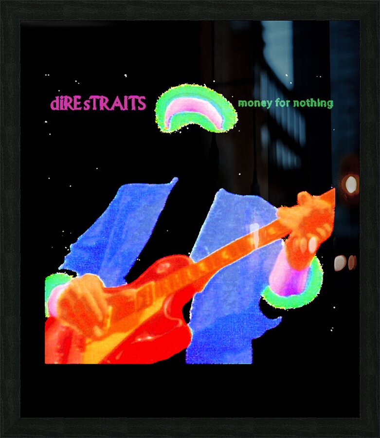 Dire Straits 49 Picture Frame print