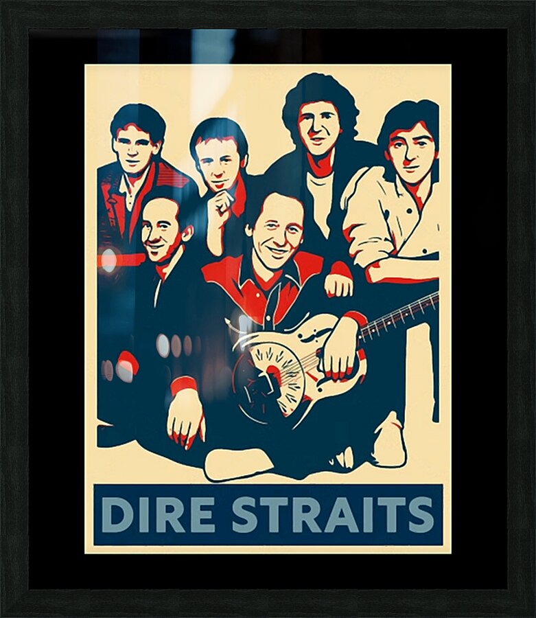 Dire Straits 50 Picture Frame print